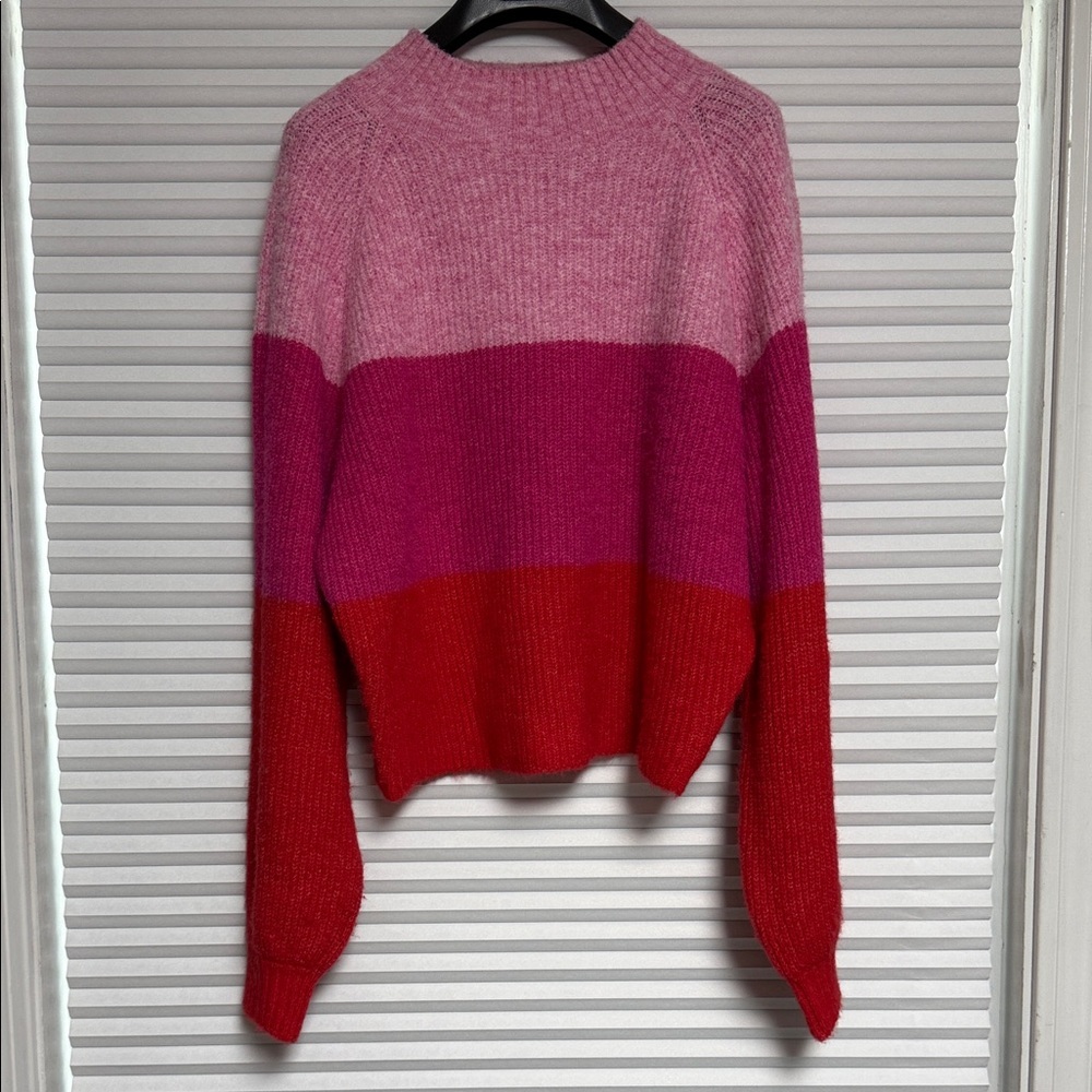 Central Park West Women's Sweater - Pink, Magenta, and Red